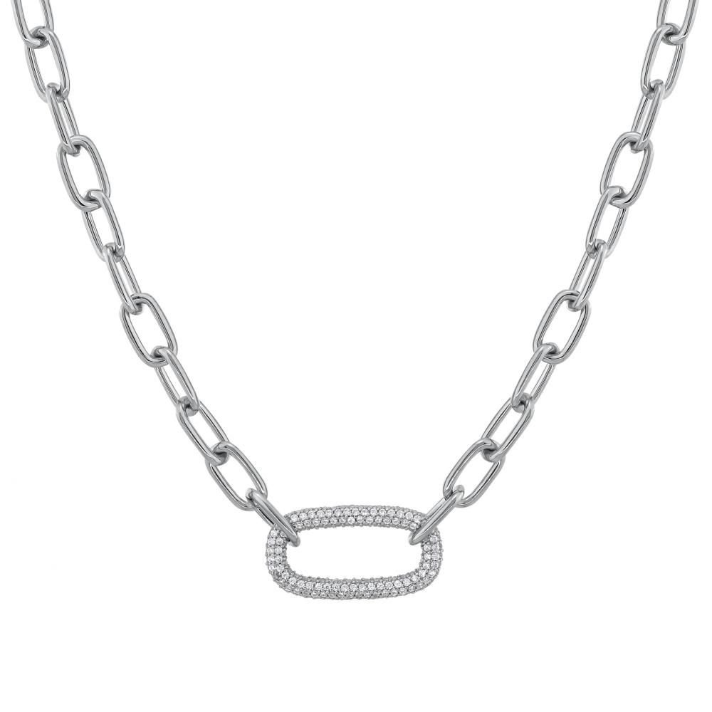 Серебряное колье-цепочка Rainbow Collection Ataş