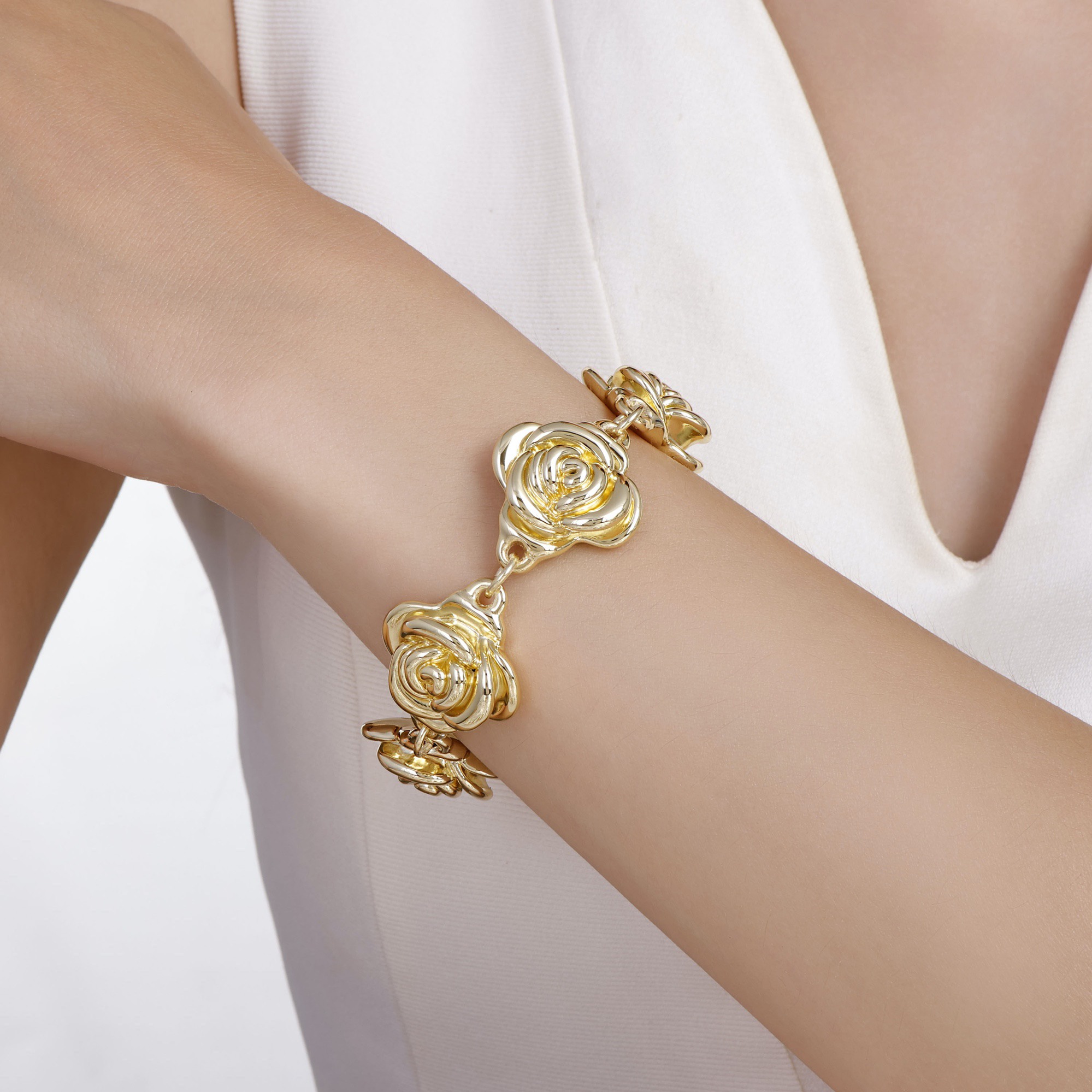 Sun Collection Rose Motif Bracelet