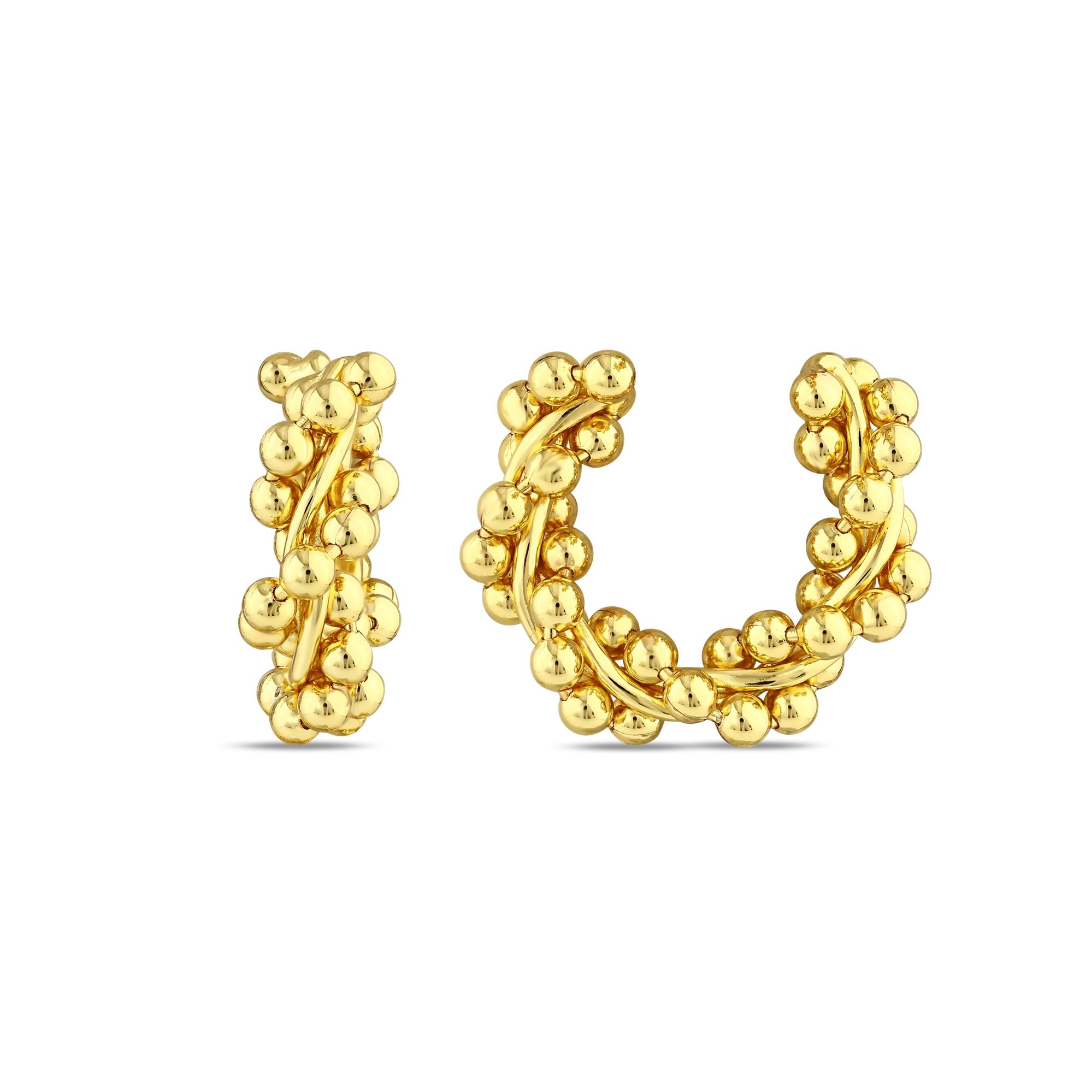 Серебряные серьги-гвоздики Sun Collection