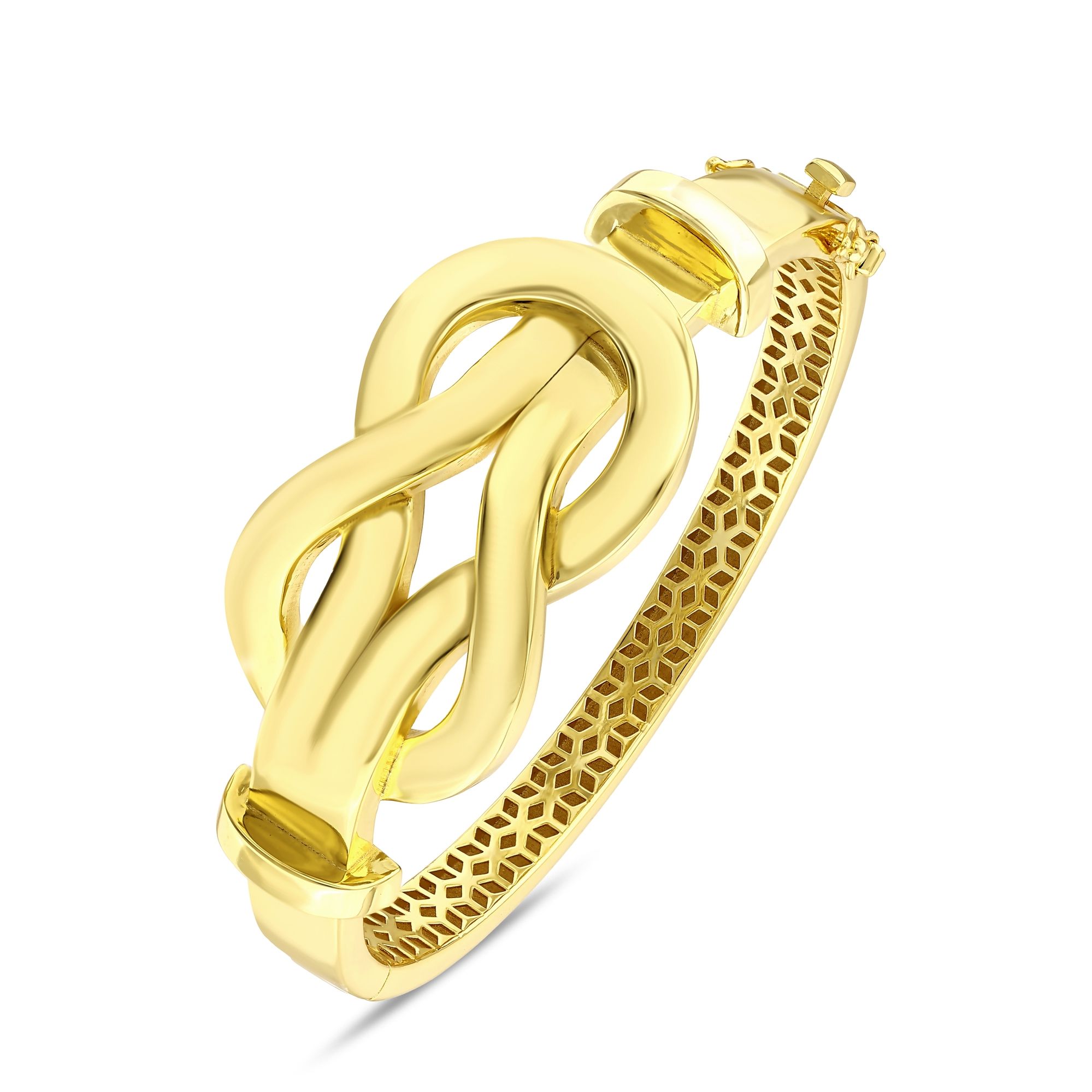 Sun Collection Knot Figure Cuff Bracelet