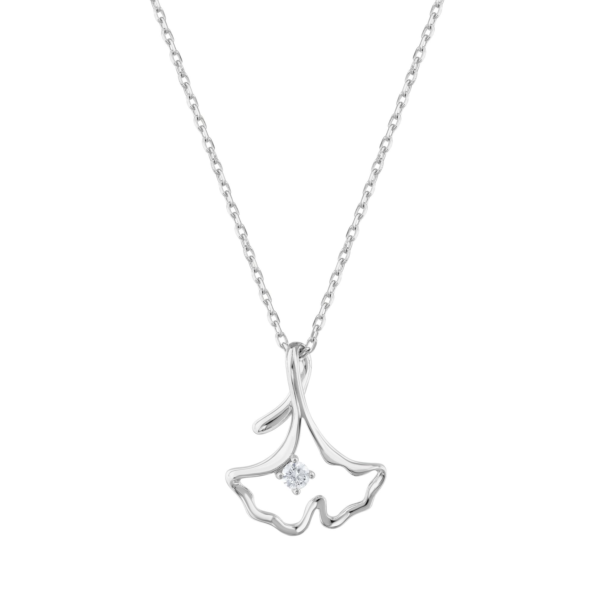 Серебряное колье с цирконием из коллекции Gift