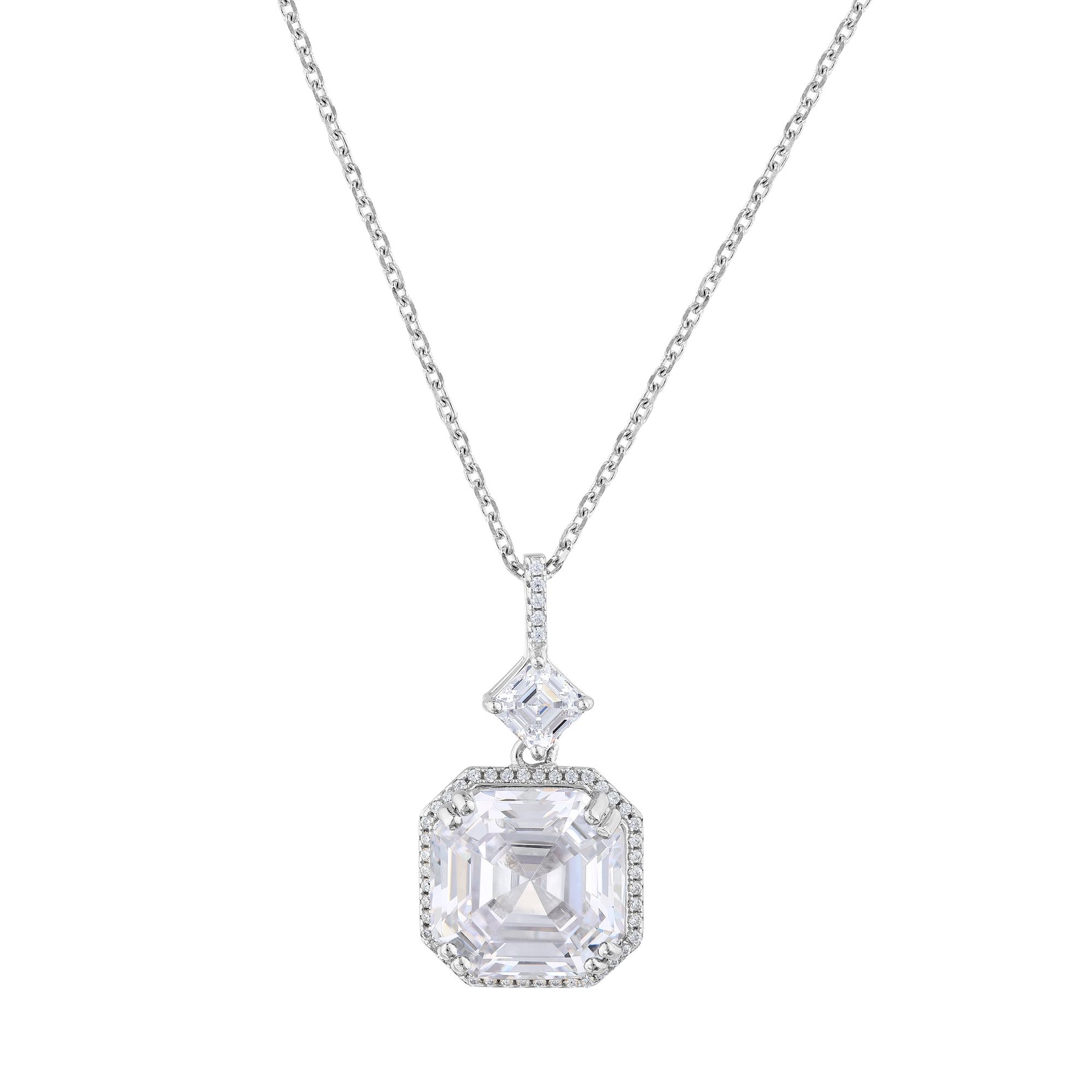 Серебряное колье Baget YE22596-N-W