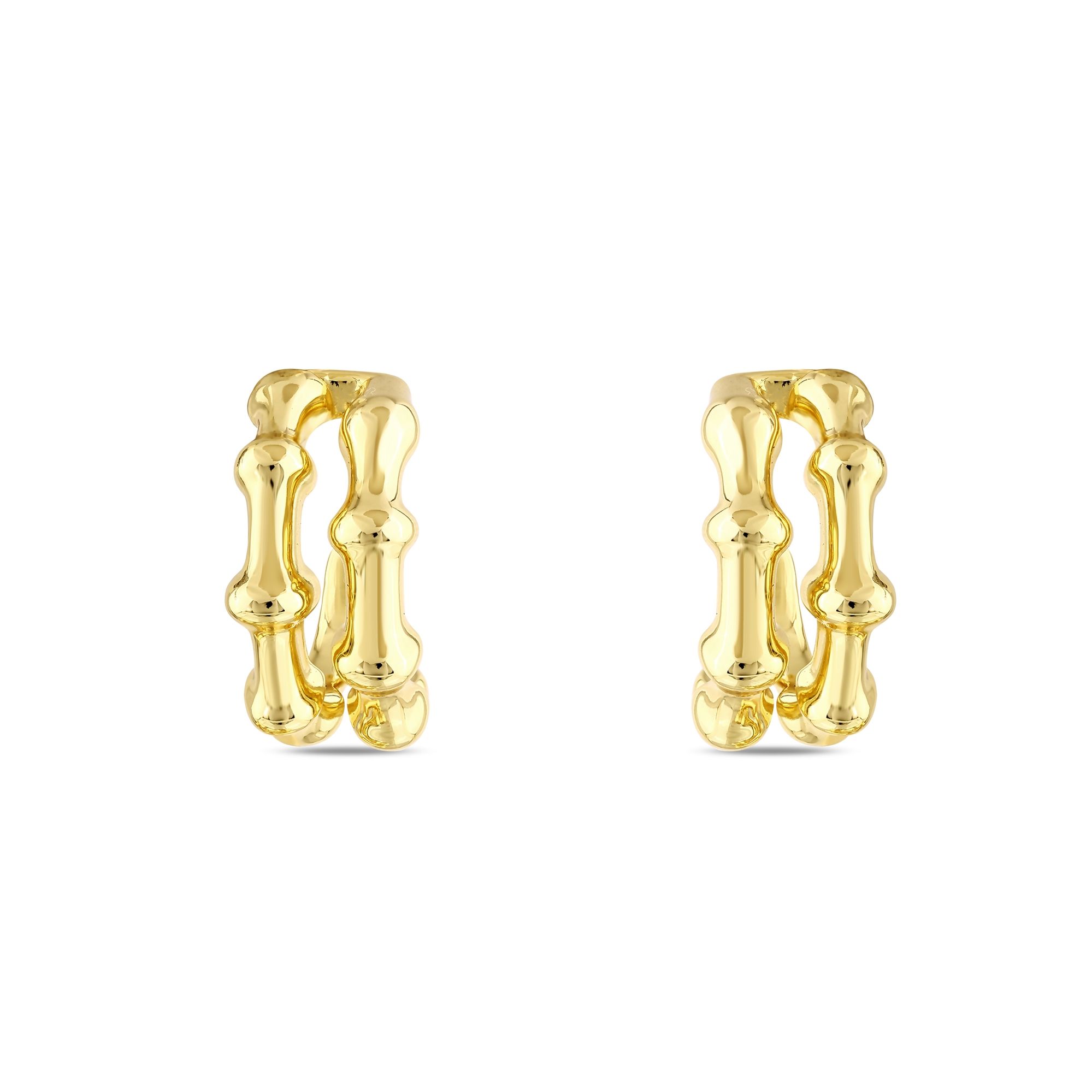 Sun Collection Bone-Look Earrings