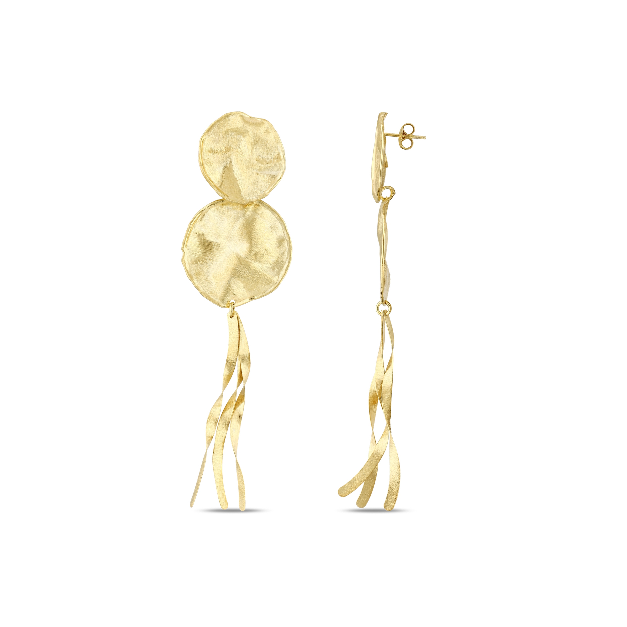 Sun Collection Silver Earrings