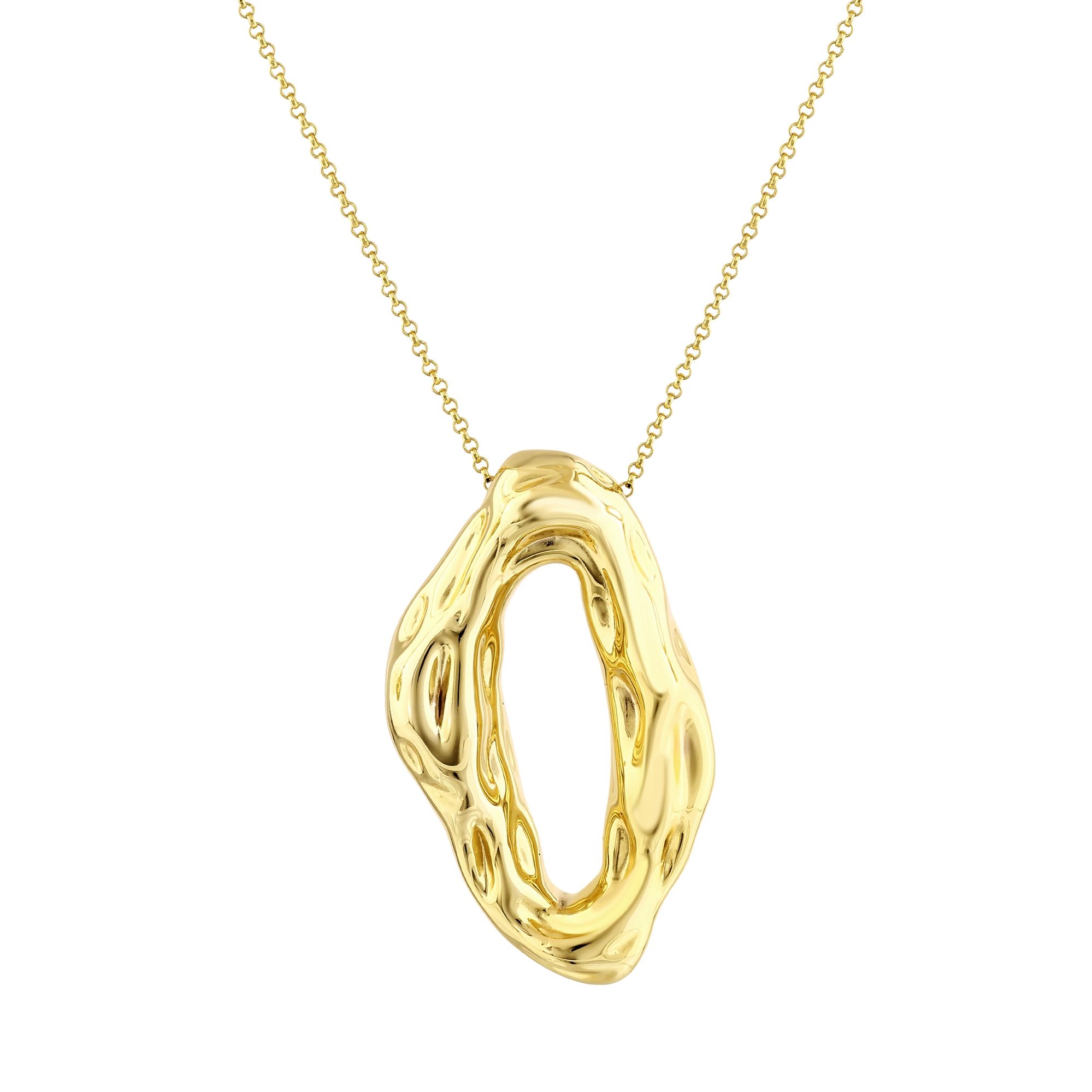 Sun Collection Liquid Silver Necklace