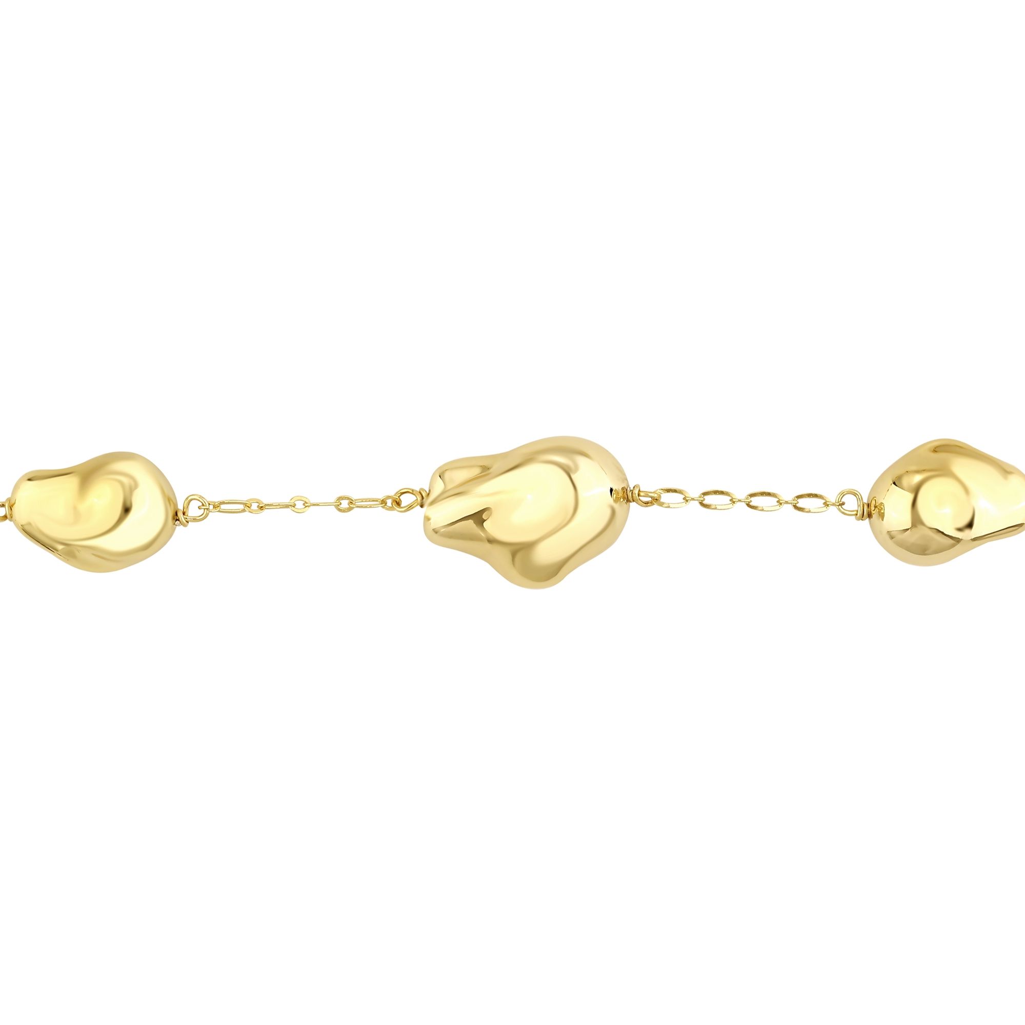 Sun Collection Pebble Silver Bracelet