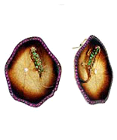 Global Warming GWHE0004-00 Silver Earrings