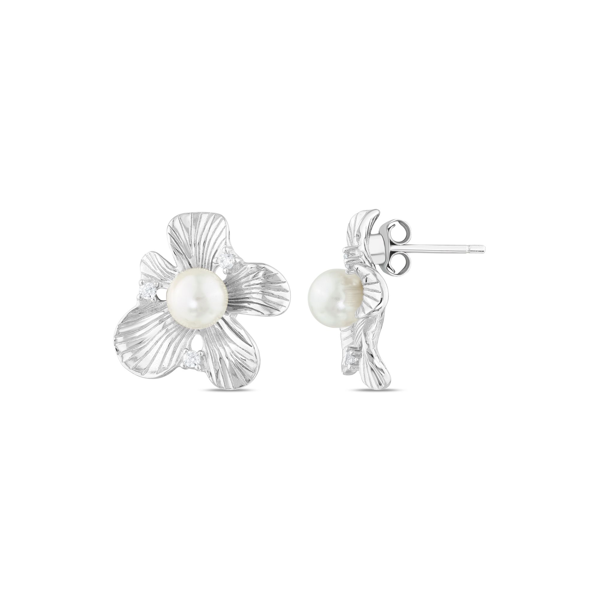 Gift KE33675 Silver Earrings