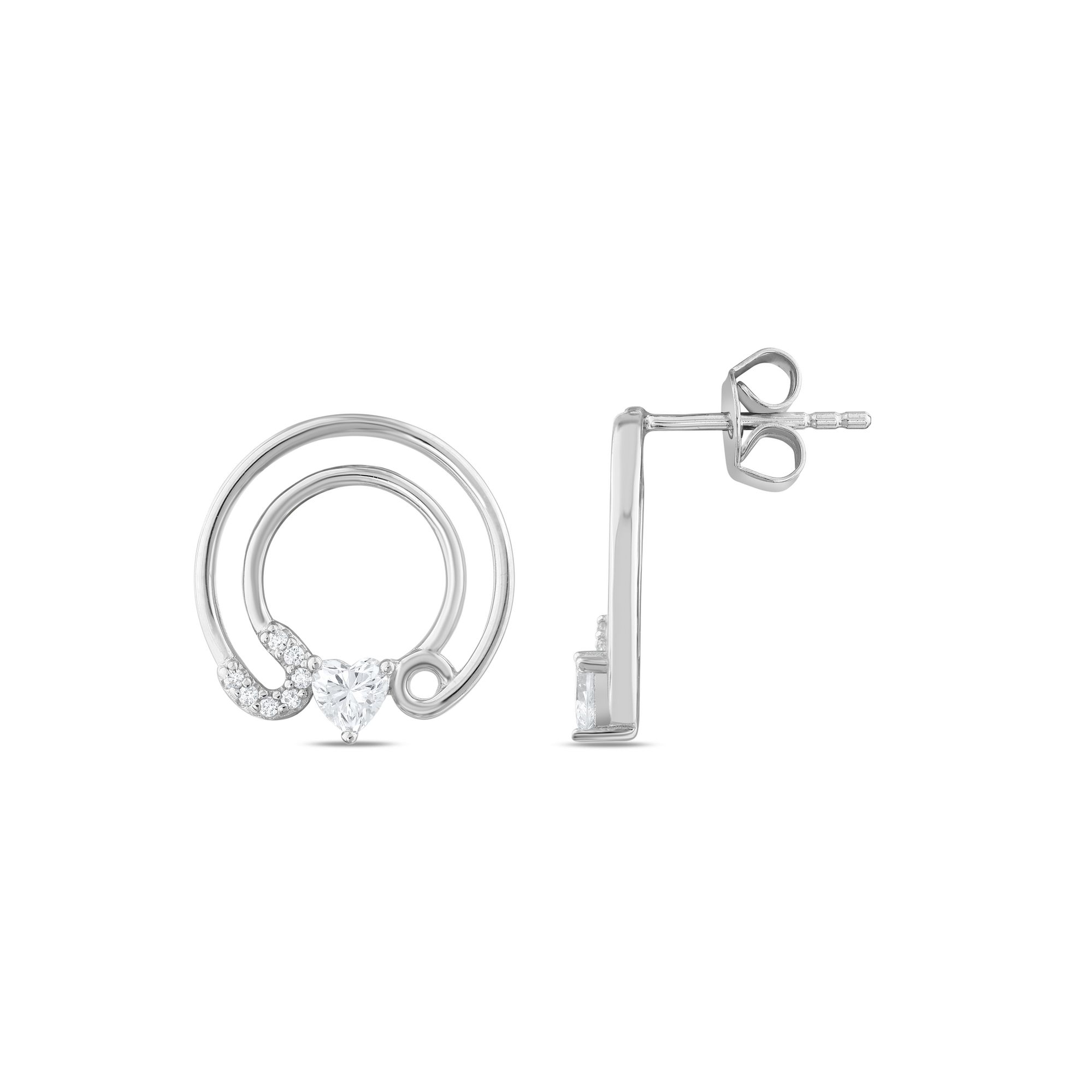 Gift ME16023A Silver Earrings