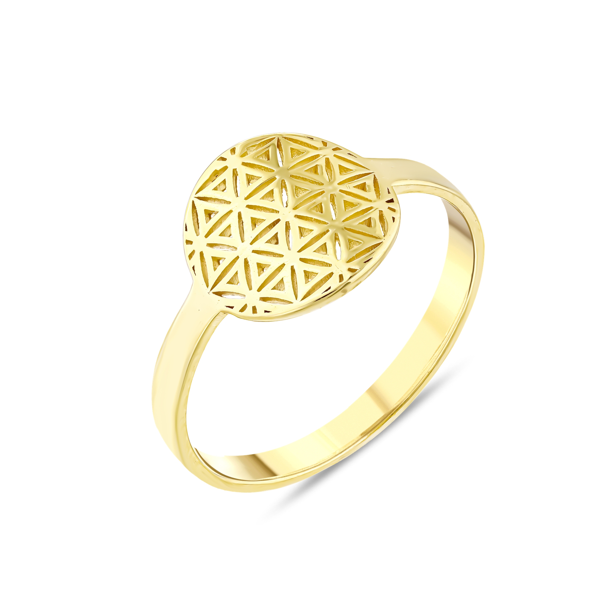 Серебряное кольцо Flower Of Life NEXR1005Y-00