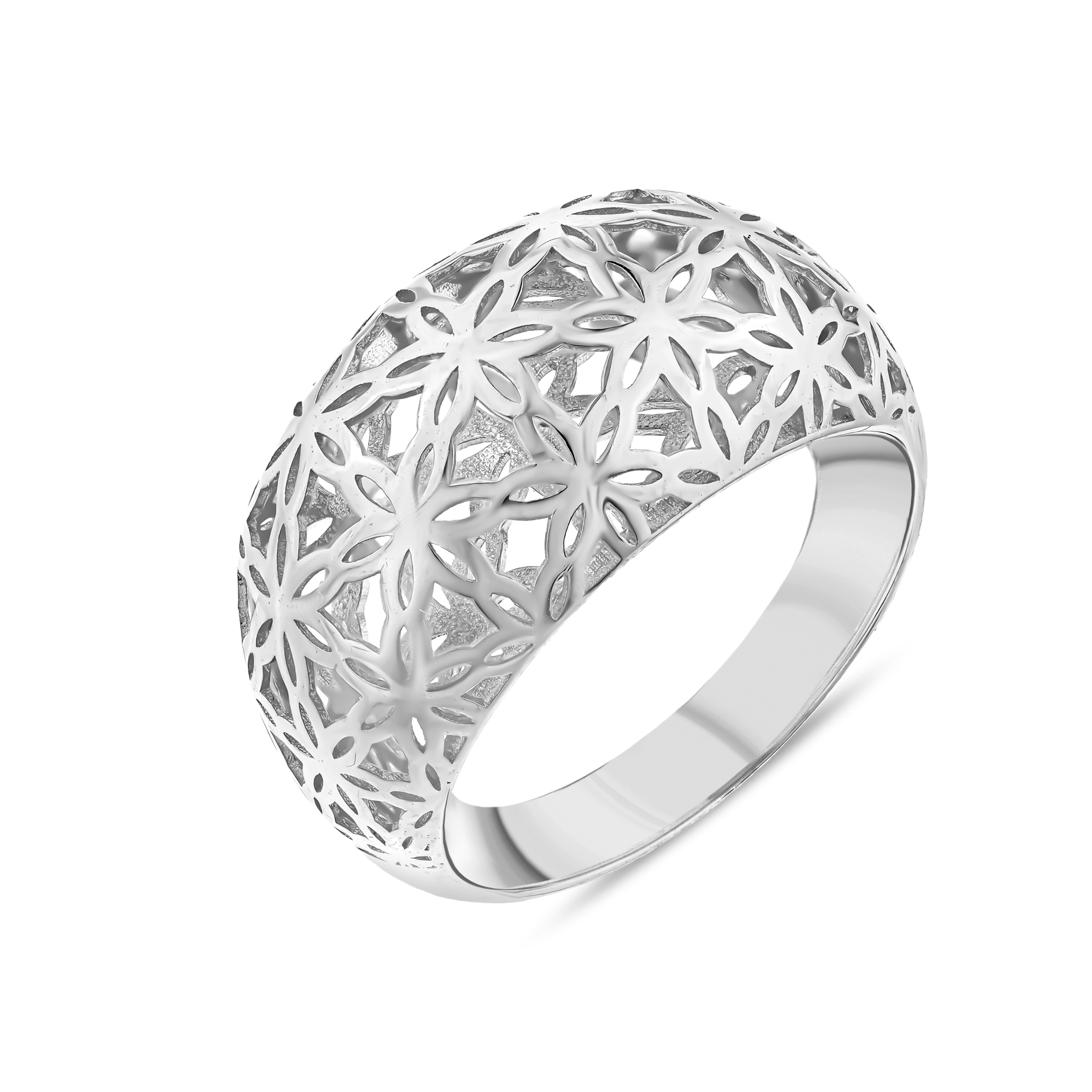 Серебряное кольцо Flower Of Life NEXR1006W-00