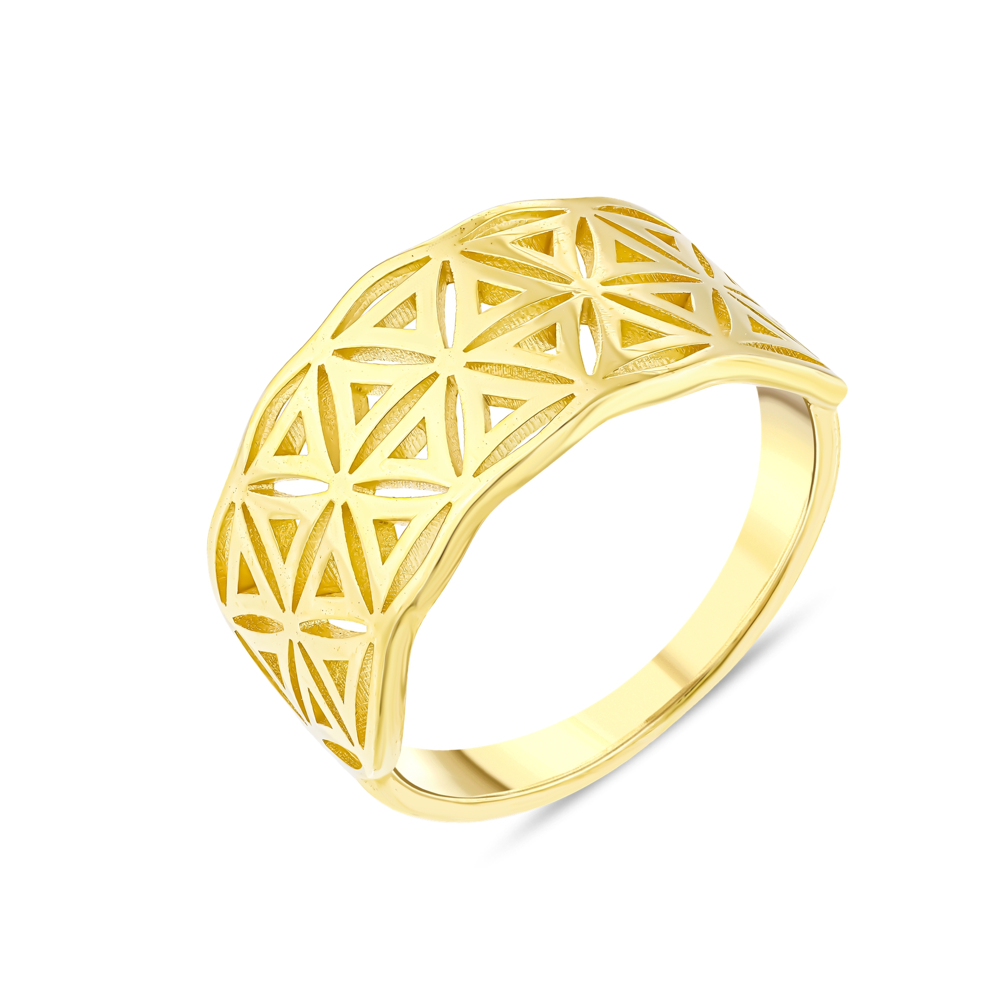 Flower Of Life NEXR1007Y-00 Gümüş Yüzük