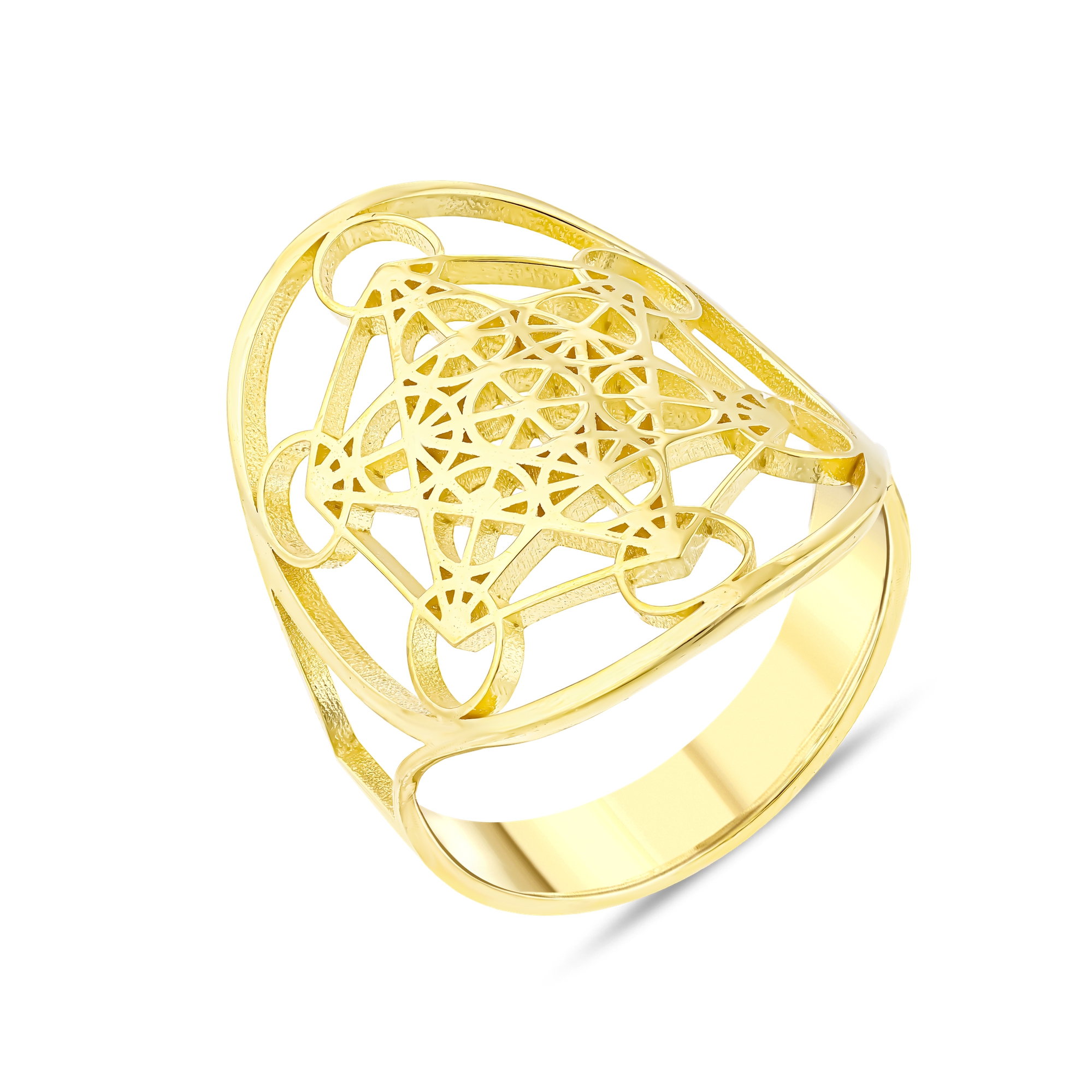 Серебряное кольцо Flower Of Life NEXR1009Y-00