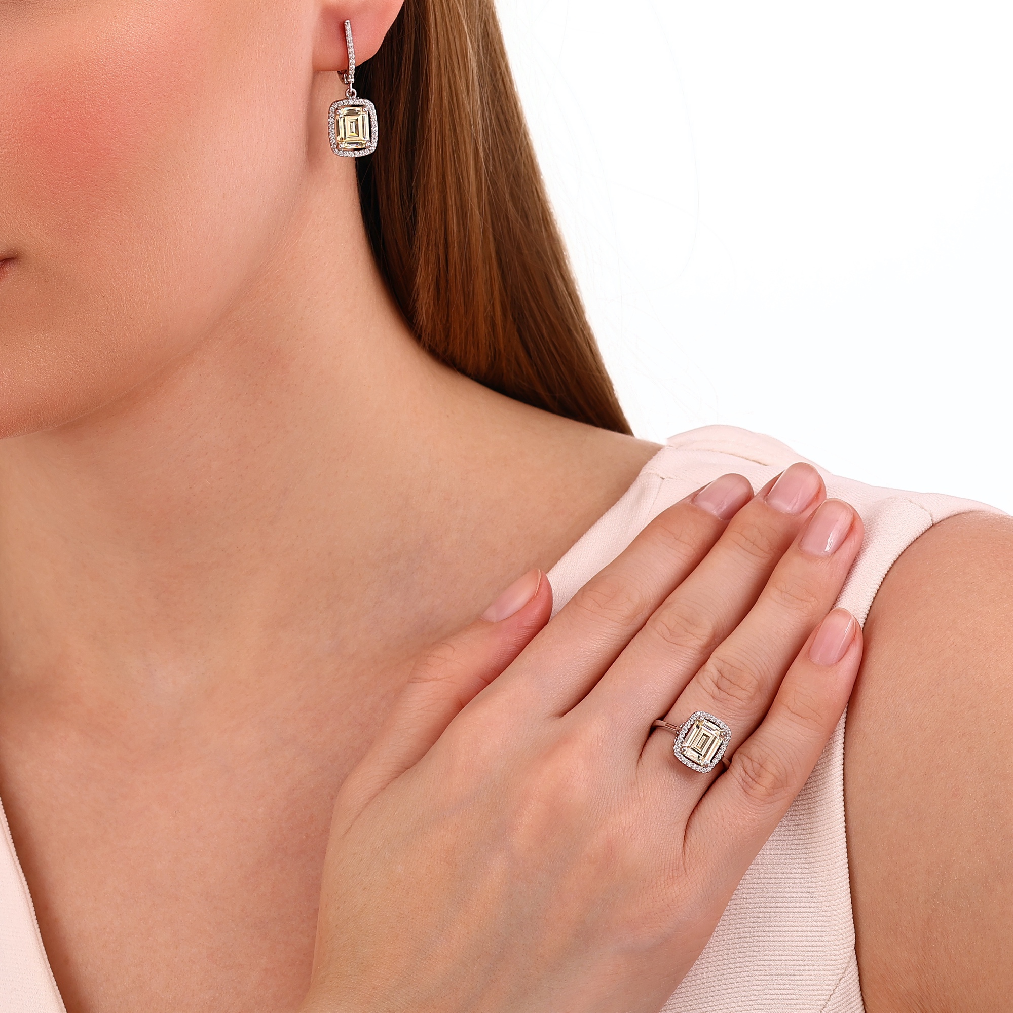 Gift Collection Yellow Baguette Stone Ring